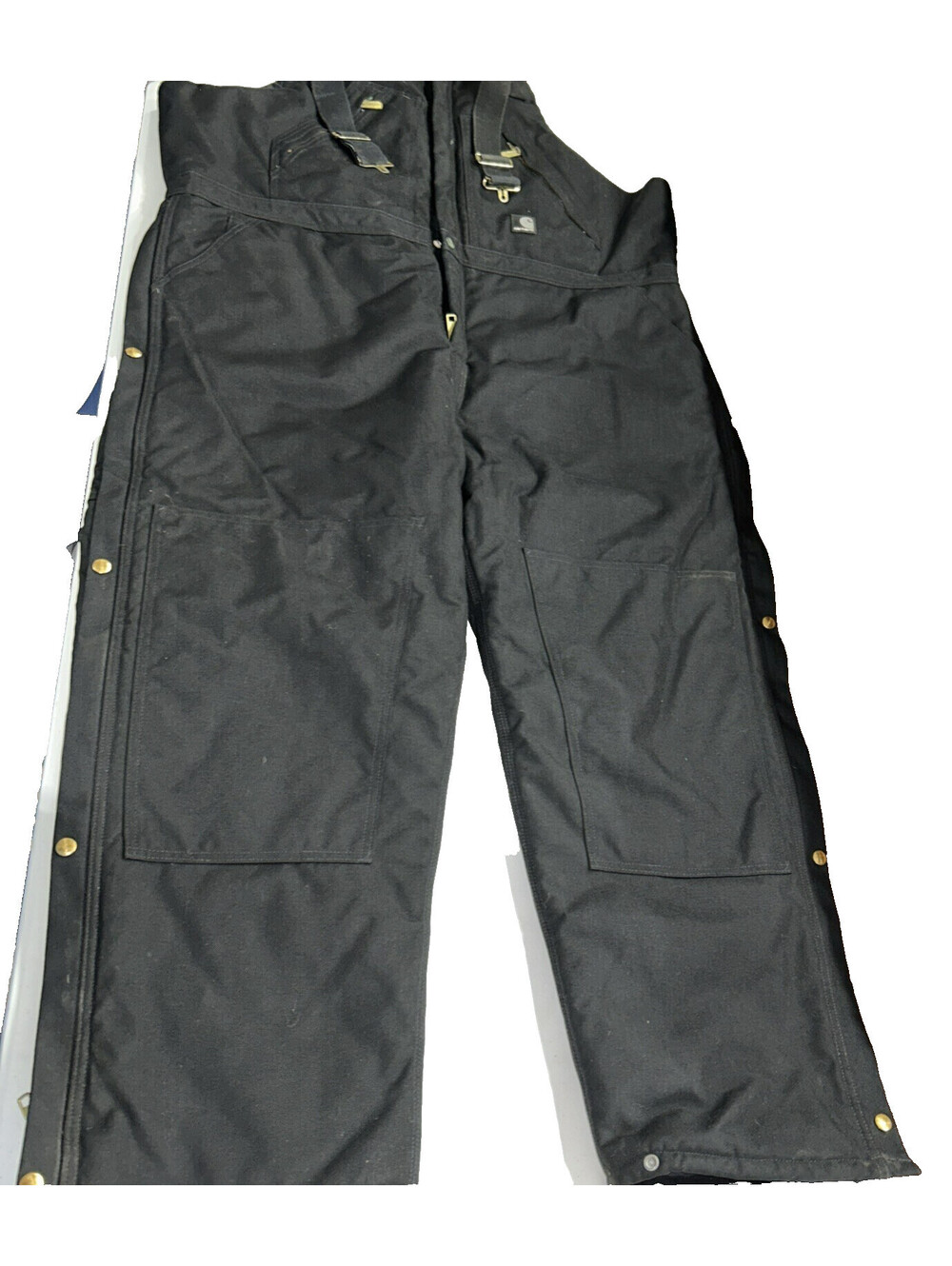 Carhartt Mens Overalls 46x32 Insulated Black